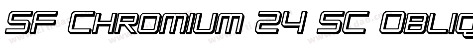 SF Chromium 24 SC Oblique字体转换